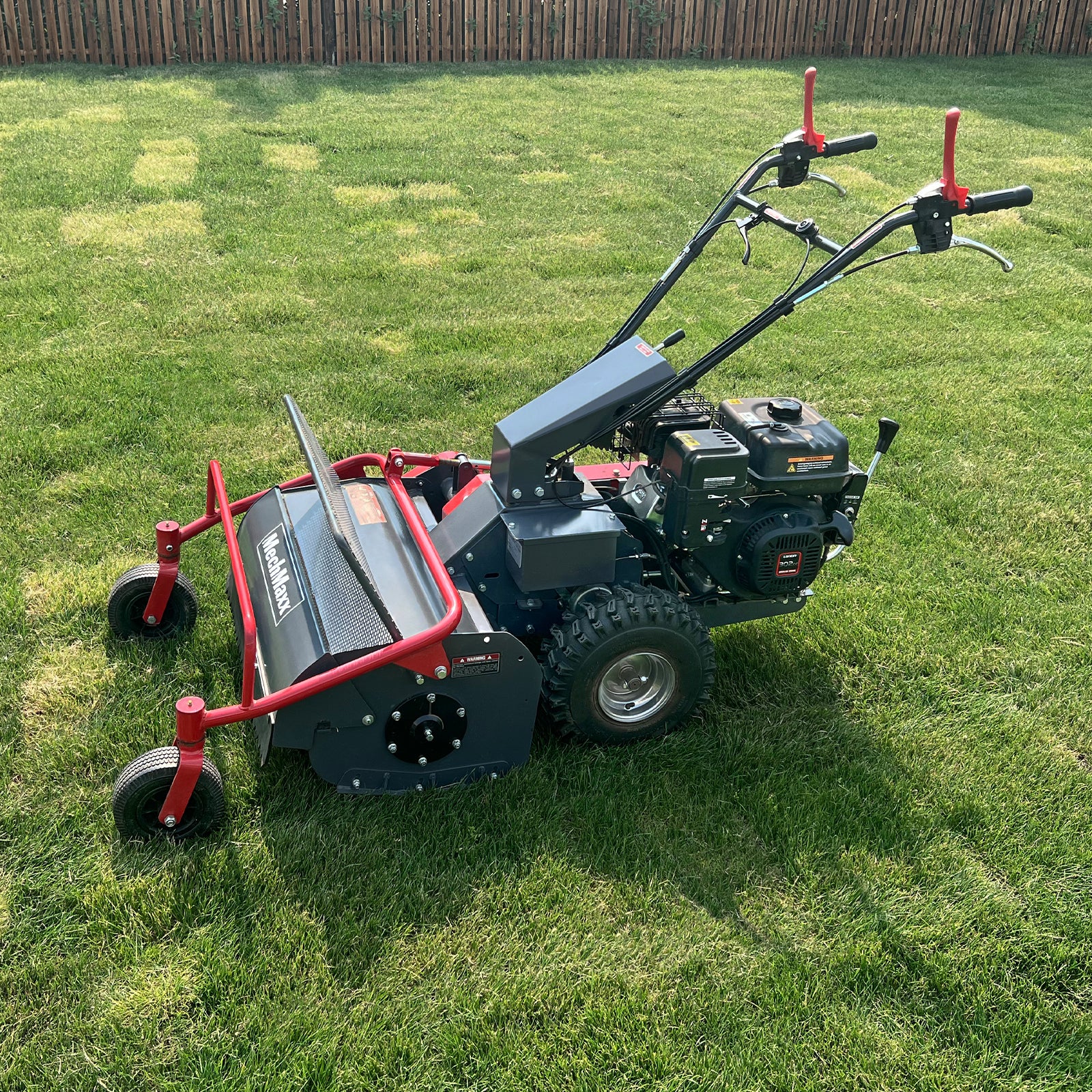 27" Walk Behind Flail Mower, 10HP 302cc, Self-Propelled, Wheeled, Electric Start, SFM27W