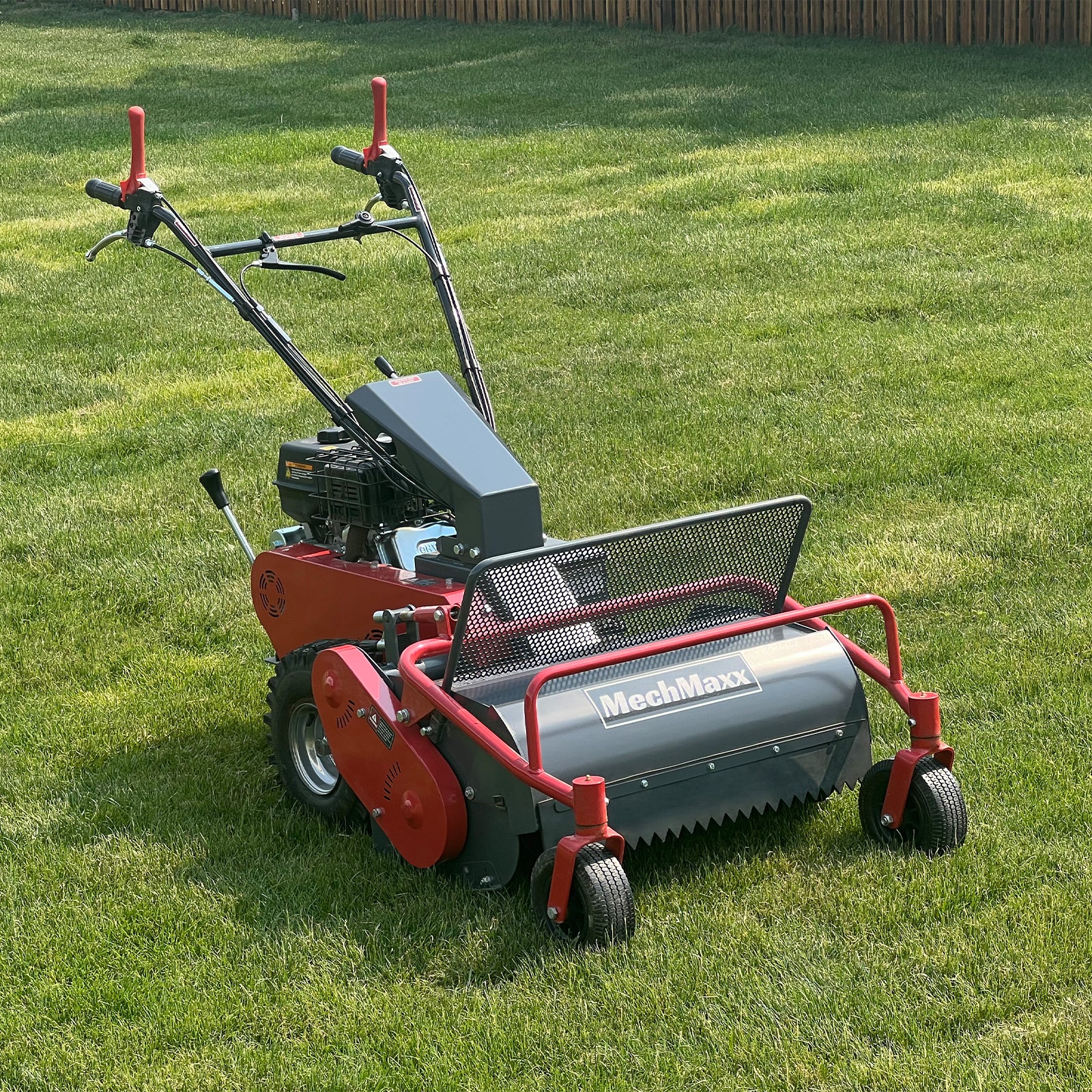 27" Walk Behind Flail Mower, 10HP 302cc, Self-Propelled, Wheeled, Electric Start, SFM27W