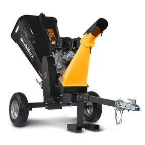 5 inch E-start DUCAR 420cc Gasoline Engine Powered Wood Chipper , GS1500