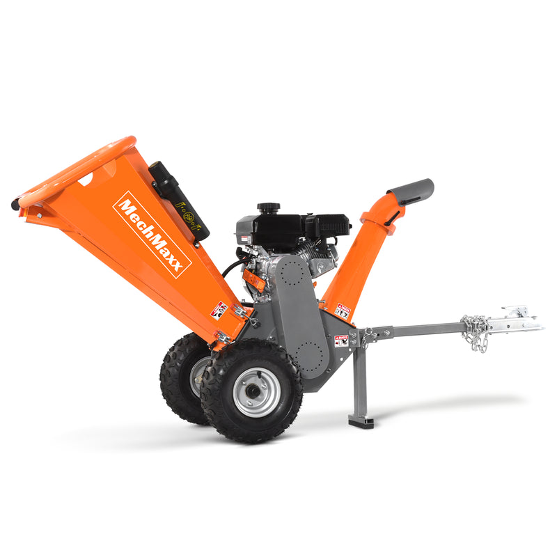 4 inch Rato 212cc 7hp Gas Engine Powered Wood Chipper with Towbar; Model GS650