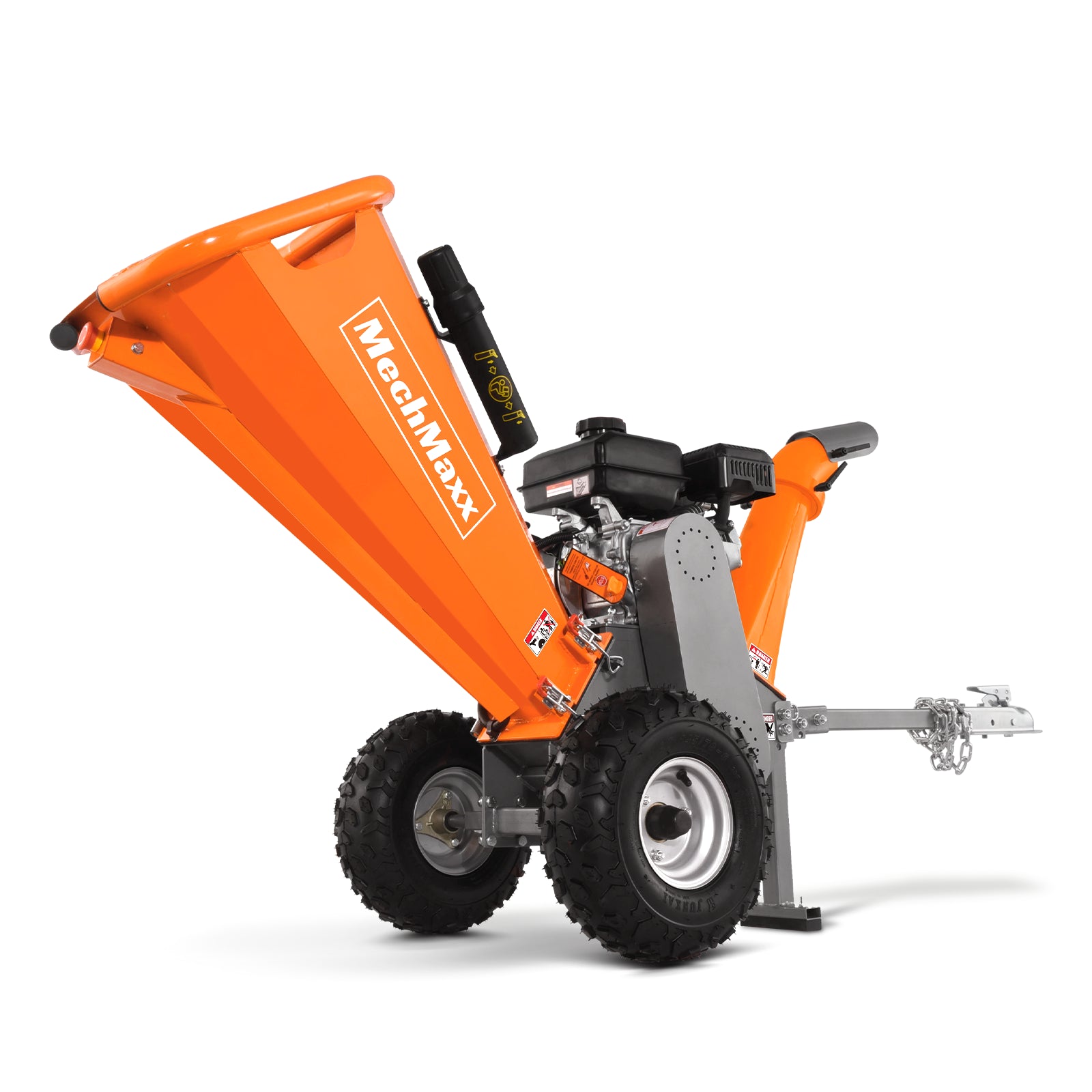4 Inch Chipper 4 inch Gas Engine Powered Wood Chipper with Towbar; Model GS650