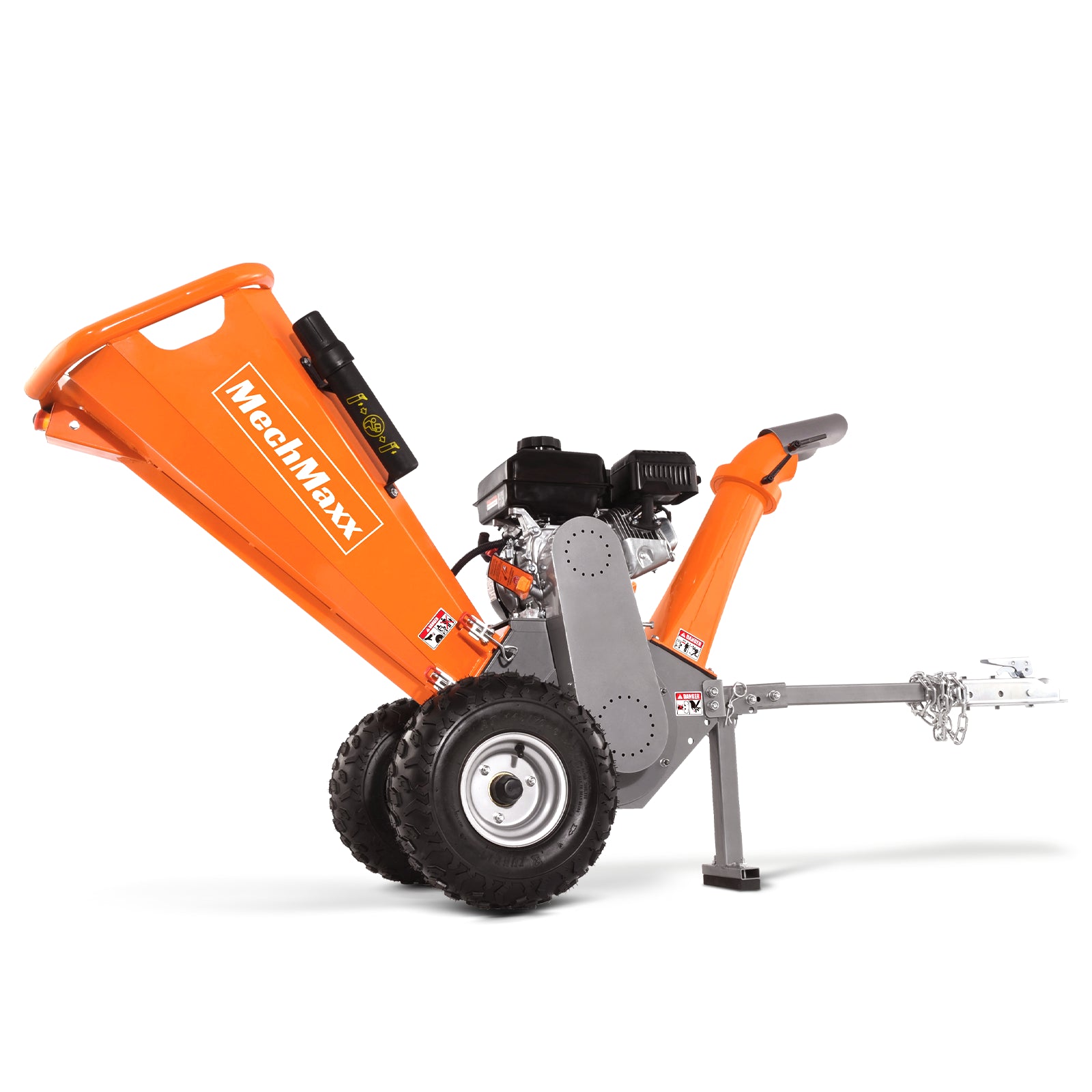 4 Inch Chipper 4 inch Gas Engine Powered Wood Chipper with Towbar; Model GS650