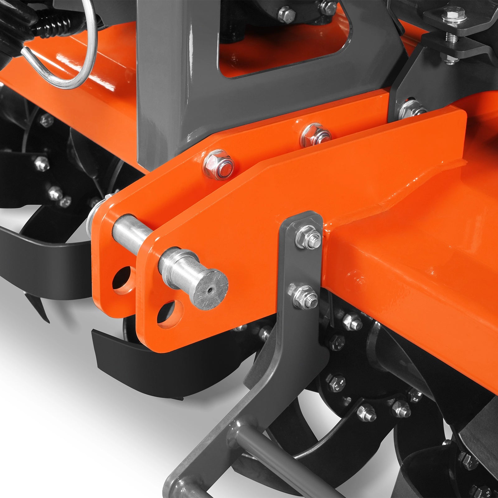 90 in Heavy Duty Rotary Tiller, 3 Point Hitch Cat.2, Gear Drive, PTO Shaft Included with Slip Clutch, 50–90 HP, HRT90