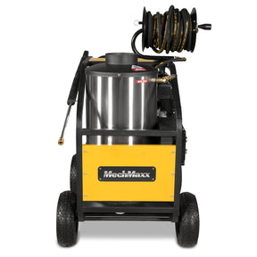 4000 PSI 4 GPM 15 HP ZONSEN E-Start Gas Engine Hot Water Pressure Washer with Hose Reel, HPW40D