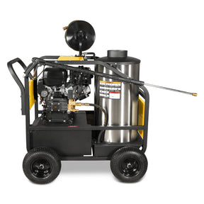 4000 PSI 4 GPM 15 HP ZONSEN E-Start Gas Engine Hot Water Pressure Washer with Hose Reel, HPW40D