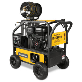 4000 PSI 4 GPM 15 HP ZONSEN E-Start Gas Engine Hot Water Pressure Washer with Hose Reel, HPW40D