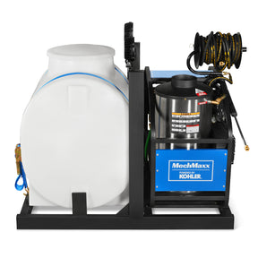 4000 PSI 4 GPM KOHLER E-Start Engine Hot Water Pressure Washer Skid Mounted with 175 Gal Tank, HPW40KT