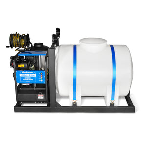 4000 PSI 4 GPM KOHLER E-Start Engine Hot Water Pressure Washer Skid Mounted with 245 Gal Tank, HPW40KBT