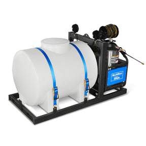 4000 PSI 4 GPM KOHLER E-Start Engine Hot Water Pressure Washer Skid Mounted with 245 Gal Tank, HPW40KBT