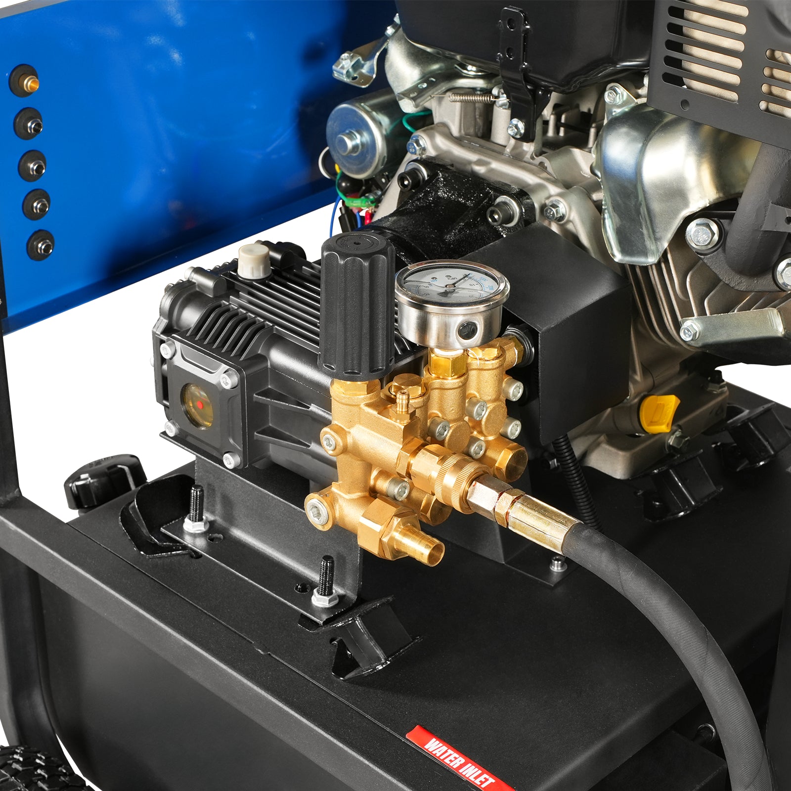 4000 PSI 4 GPM KOHLER E-Start Engine Hot Water Pressure Washer with Hose Reel, HPW40K