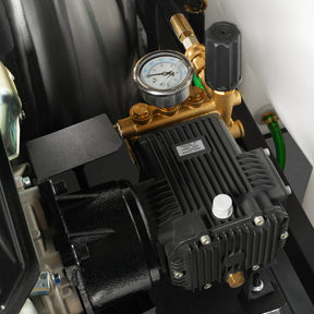 4000 PSI 4 GPM 15 HP ZONSEN E-Start Gas Engine Hot Water Pressure Washer Skid Mounted with 175 Gal Tank, HPW40DT