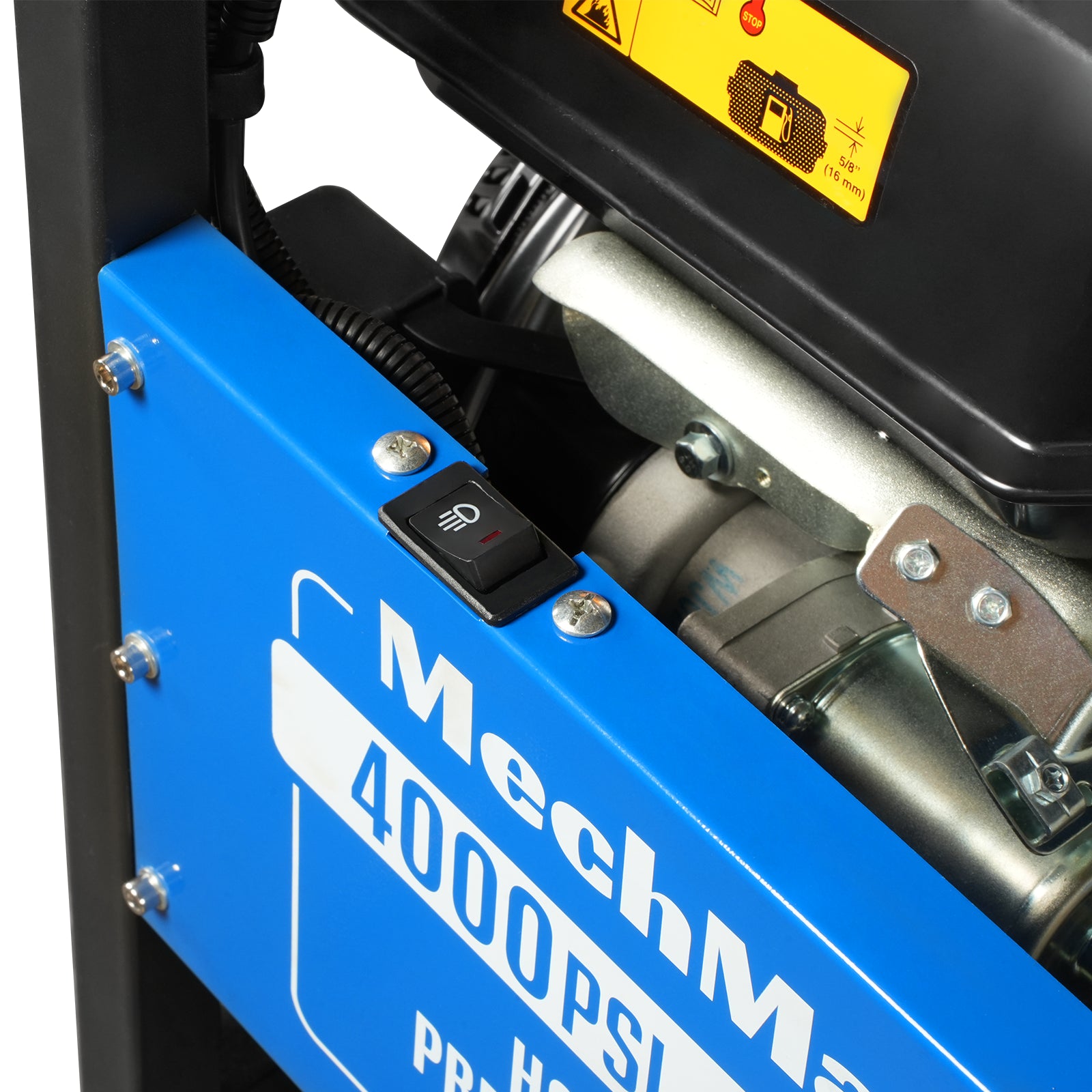 4000 PSI 4 GPM KOHLER E-Start Engine Hot Water Pressure Washer Skid Mounted with 175 Gal Tank, HPW40KT