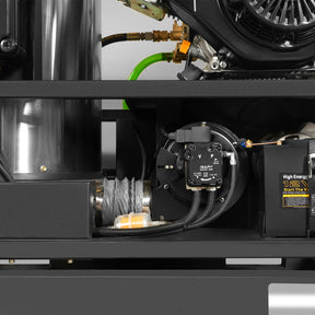 4000 PSI 4 GPM 15 HP ZONSEN E-Start Gas Engine Hot Water Pressure Washer Skid Mounted with 175 Gal Tank, HPW40DT