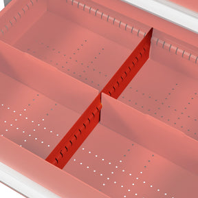 (1 Pack/6 Pcs Depth18.05"Height1.89")Extra Drawer Long Dividers For Modular Tool Cabinet