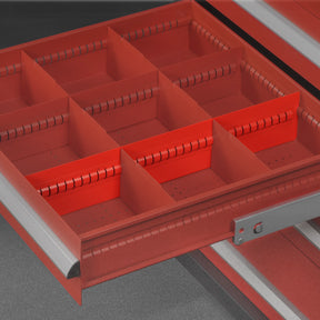 (1 Pack/6 Pcs Depth24.07"Height4.53")Extra Drawer Long Dividers For Modular Tool Cabinet