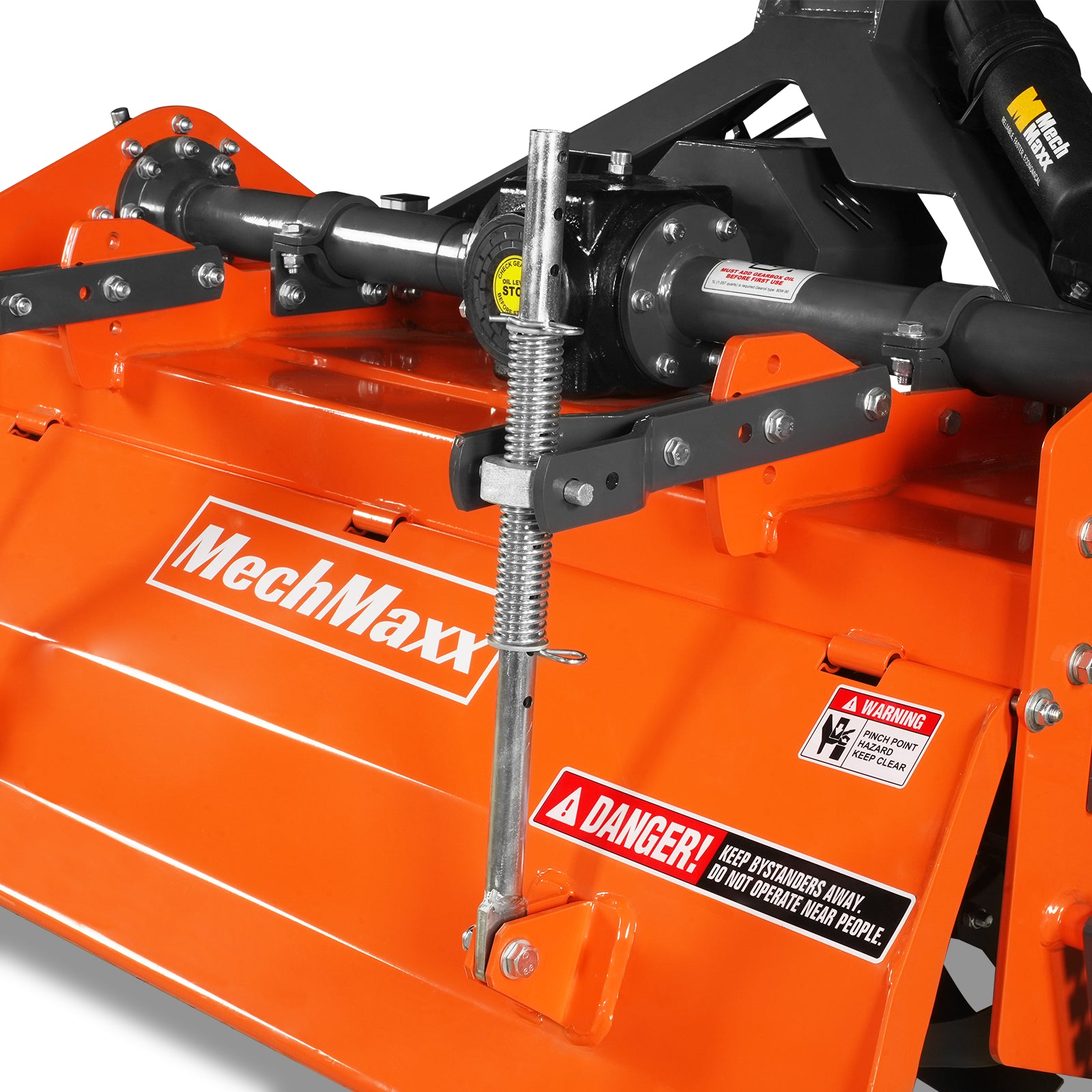 72 in Rotary Tiller, 3 Point Hitch Cat.1 & 2, Gear Drive, PTO Shaft Included with Slip Clutch, 35–70 HP, MRT72