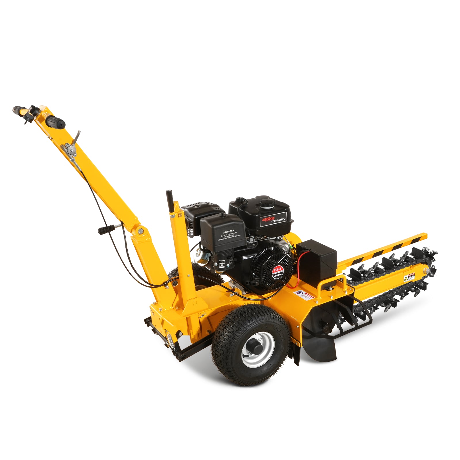 15HP 420cc E-Start Powered 24" Ditching Trencher , TCR1500