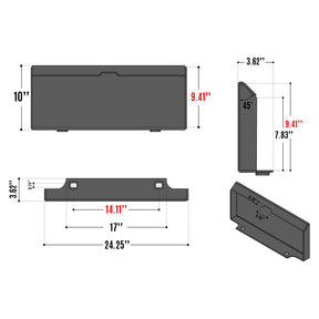 37"Mini Skid Steer Drum Forestry Mulcher Attachment, Hydraulic Flow Range 11 To 16 GPM,MCH37