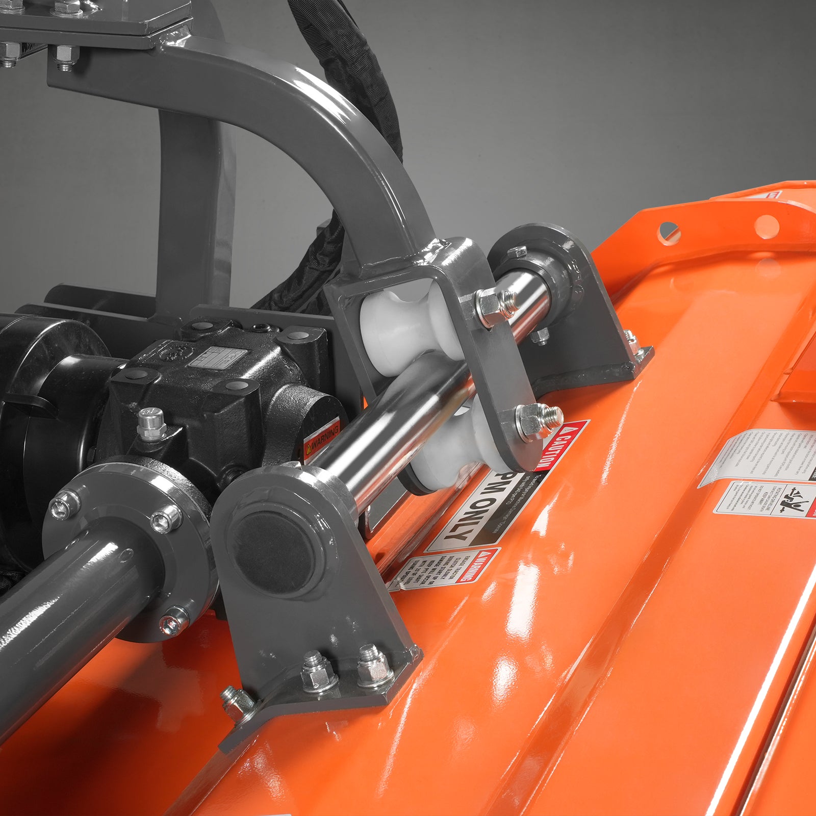 63" Heavy Duty PTO Flail Mower with Hydraulic Side Shift 3 Point 50-75 hp, KDK63H