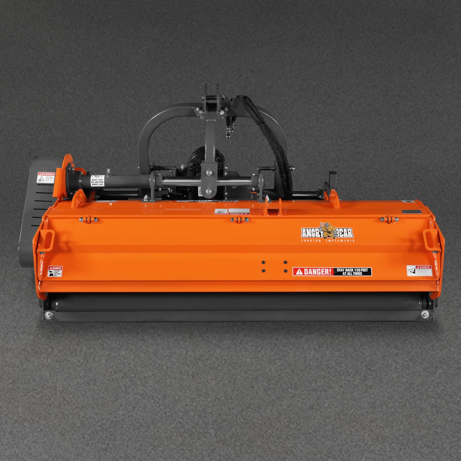 72" Heavy Duty PTO Flail Mower with Hydraulic Side Shift 3 Point 50-75 hp, KDK72H