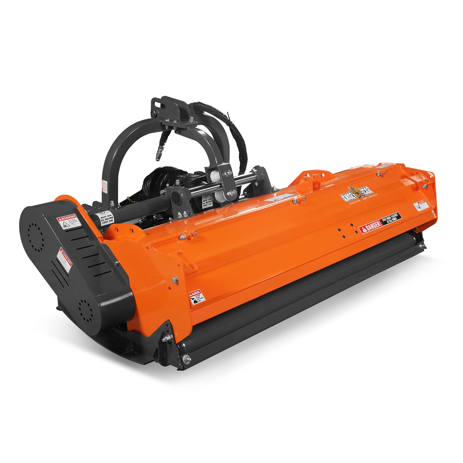 72" Heavy Duty PTO Flail Mower with Hydraulic Side Shift 3 Point 50-75 hp, KDK72H
