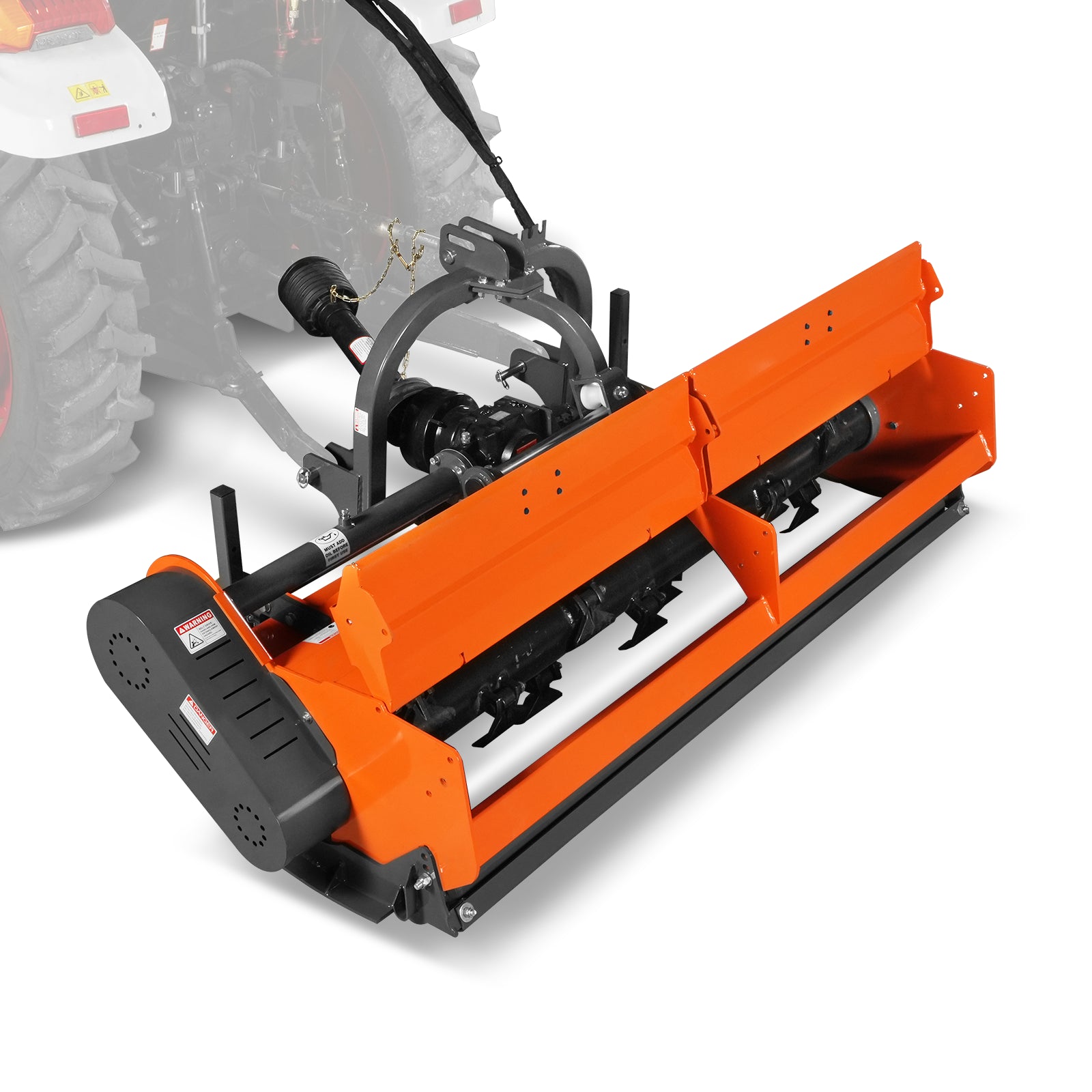 78" Heavy Duty PTO Flail Mower with Hydraulic Side Shift 3 Point 50-85 hp, KDK78H