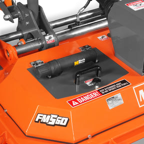 60 in Orchard Finish Mower, 3 Point Hitch Cat.1, Hydraulic Offset, PTO Shaft Included with Shear Bolt, 20–45 HP, FMS60