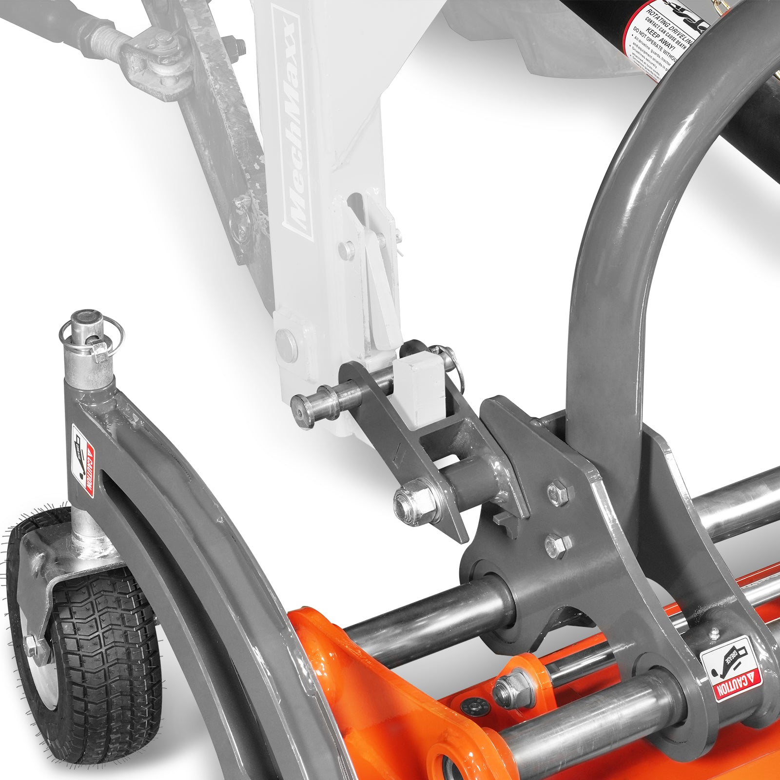 60 in Orchard Finish Mower, 3 Point Hitch Cat.1, Hydraulic Offset, PTO Shaft Included with Shear Bolt, 20–45 HP, FMS60