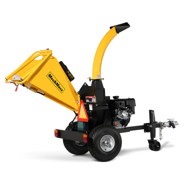 5 inch E-start Rato 420cc 15hp Gasoline Engine Powered Disc Wood Chipper with Taillight; Model P4205