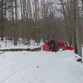 8800lbs 3-Point Hitch Forestry Log Skidding Winch, 200ft Cable Length, 25-60 HP Tractor, Category 1 Hookup, FW8800