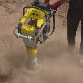 Honda GX100 Tamping Rammer with Wheel Kit, 2250 lb Impact Force Jumping Jack Tamper Compactor for Soil, Gravel, Backfill and Foundation, TR60H