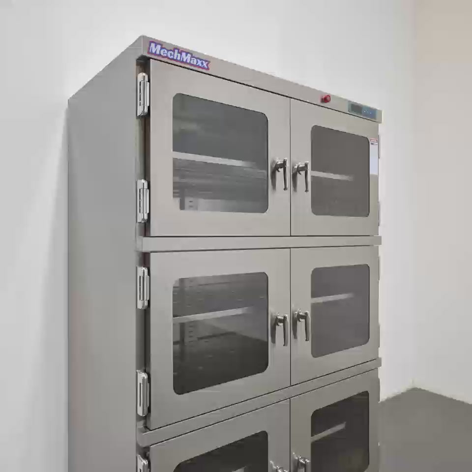 1-60% RH Nitrogen Dry Cabinet 1430L Desiccator Cabinet Low Humidity Storage, 304 Stainless Steel, NC1430BSS-6