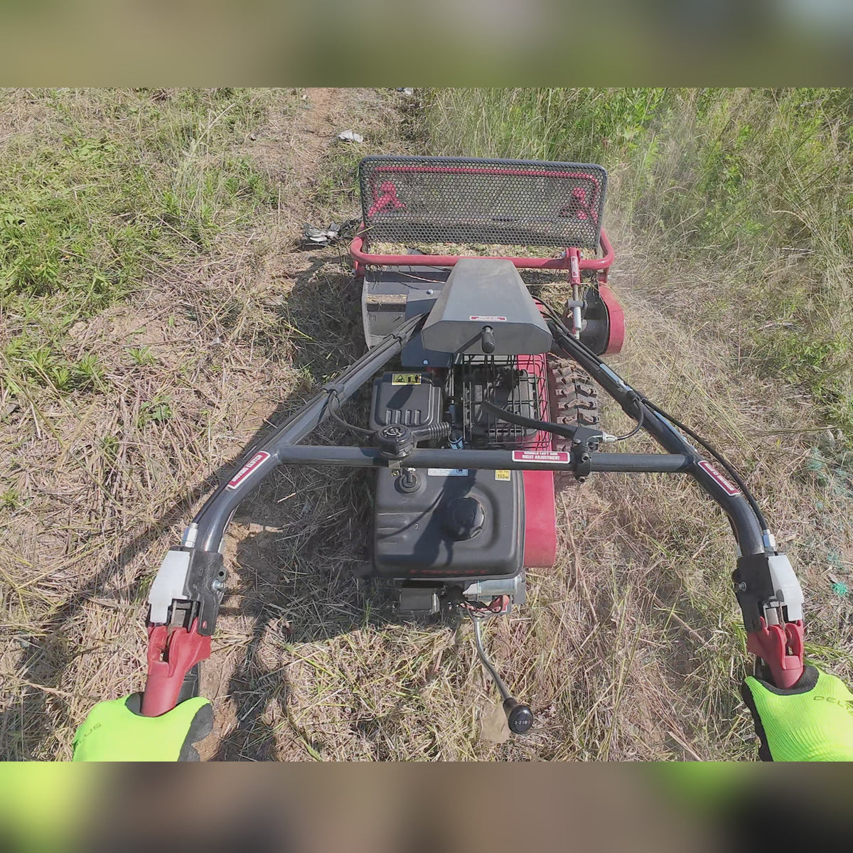 27" Walk Behind Flail Mower,  10HP 302cc,  Self-Propelled,  Wheeled,  Electric Start,  SFM27W