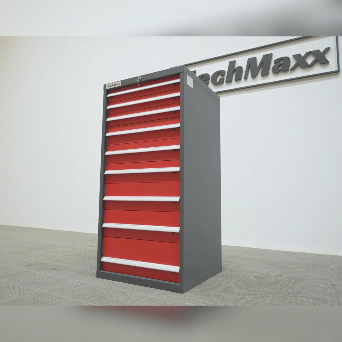 Heavy Duty Modular Drawer Cabinet - 9 Drawer,  59" H x 28.5" W x 28.5" D Tool Storage Organizer,  Steel Construction