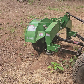 3-Point PTO Stump Grinder with 34 Carbide Teeth (PTO Shaft Included with Slip Clutch), for 15-45HP Tractor , SG24