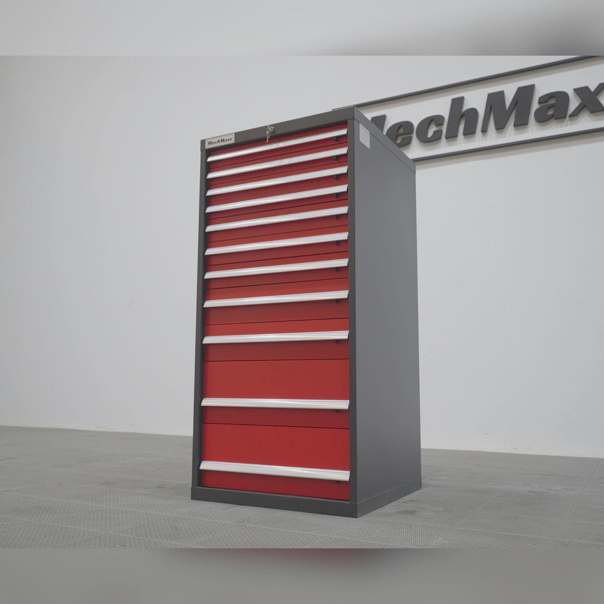 Heavy Duty Modular Drawer Cabinet - 11 Drawer 59" H x 28.5" W x 22.5" D Tool Storage Organizer,  Steel Construction