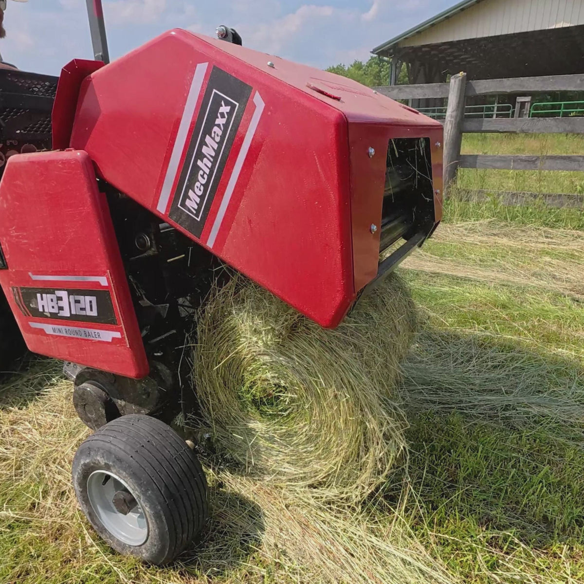 Hay Baler & Drum Mower Bundle, HB3120, DM53