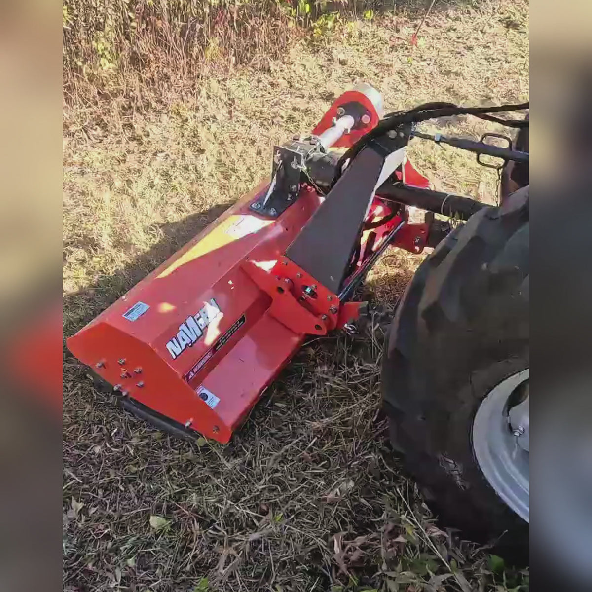 68" PTO Flail Mower with Hydraulic Side Shift 3 Point 30-60hp ,  NAM68H
