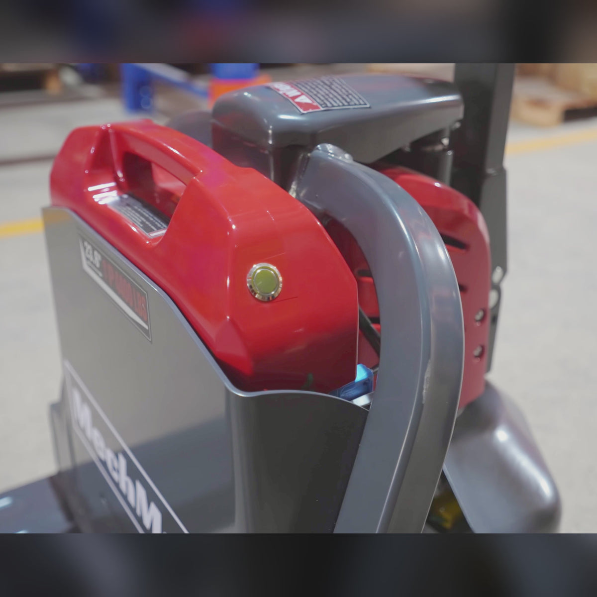 3300lbs Lithium-ion Electric Pallet Jack,  45"x27" Fork,  24V 40Ah Removable Battery,  Walkie Type Truck,  LPT33