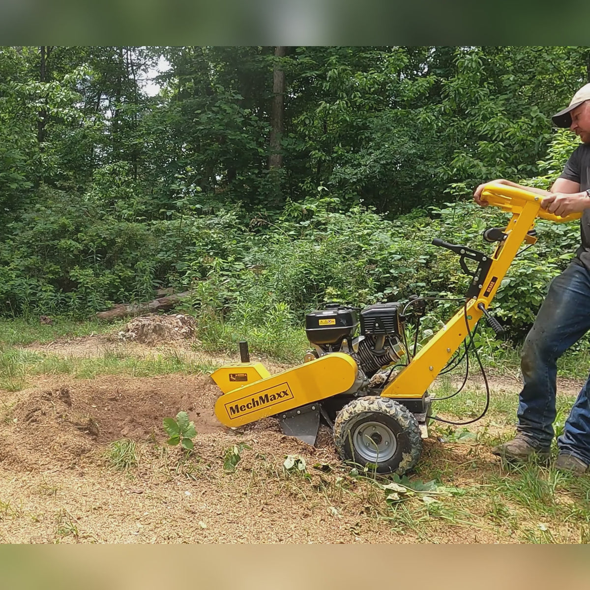 15-inch 14hp 429cc KOHLER E-Start Stump Grinder with Tow Bar,  SG380