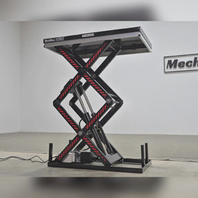 2200 lbs Capacity Stationary Electric Hydraulic Double Scissor Lift Table – 51.2" x 32.3" Platform, 70.1" Lift Height, UL Certified Motor, ELTD22