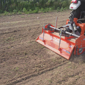 48 in Rotary Tiller,  3 Point Hitch Cat.1 & 2,  Gear Drive,  PTO Shaft Included with Slip Clutch,  25-50 HP,  MRT48