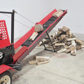 Honda GX390 Engine Firewood Log Splitter Processor with Conveyor,  20ton Splitting Force 22.5" x 15" Log Capacity,  18" Chainsaw,  HLS20