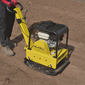 5.8 HP Reversible Plate Compactor with Wheel Kit and Extension Plates, 5625 lb Centrifugal Force, PC150Z