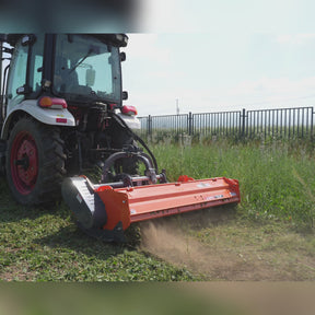 72" Heavy Duty PTO Flail Mower with Hydraulic Side Shift 3 Point 50-75 hp,  KDK72H