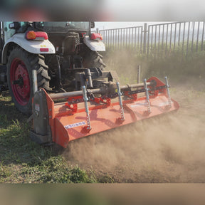 80 in Heavy Duty Rotary Tiller,  3 Point Hitch Cat.2,  Gear Drive,  PTO Shaft Included with Slip Clutch,  40-80 HP,  HRT80