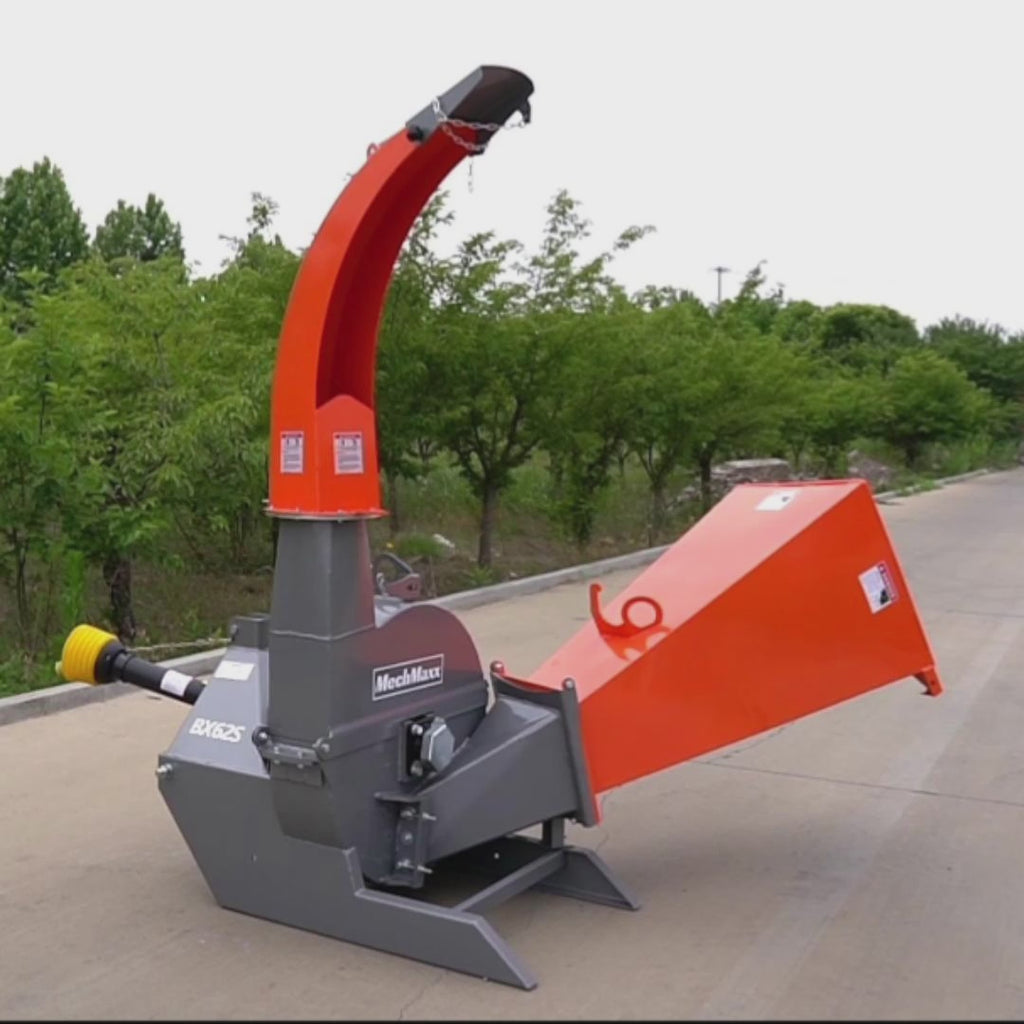 MechMaxx 55-80HP, 6in PTO Wood Chipper BX62S