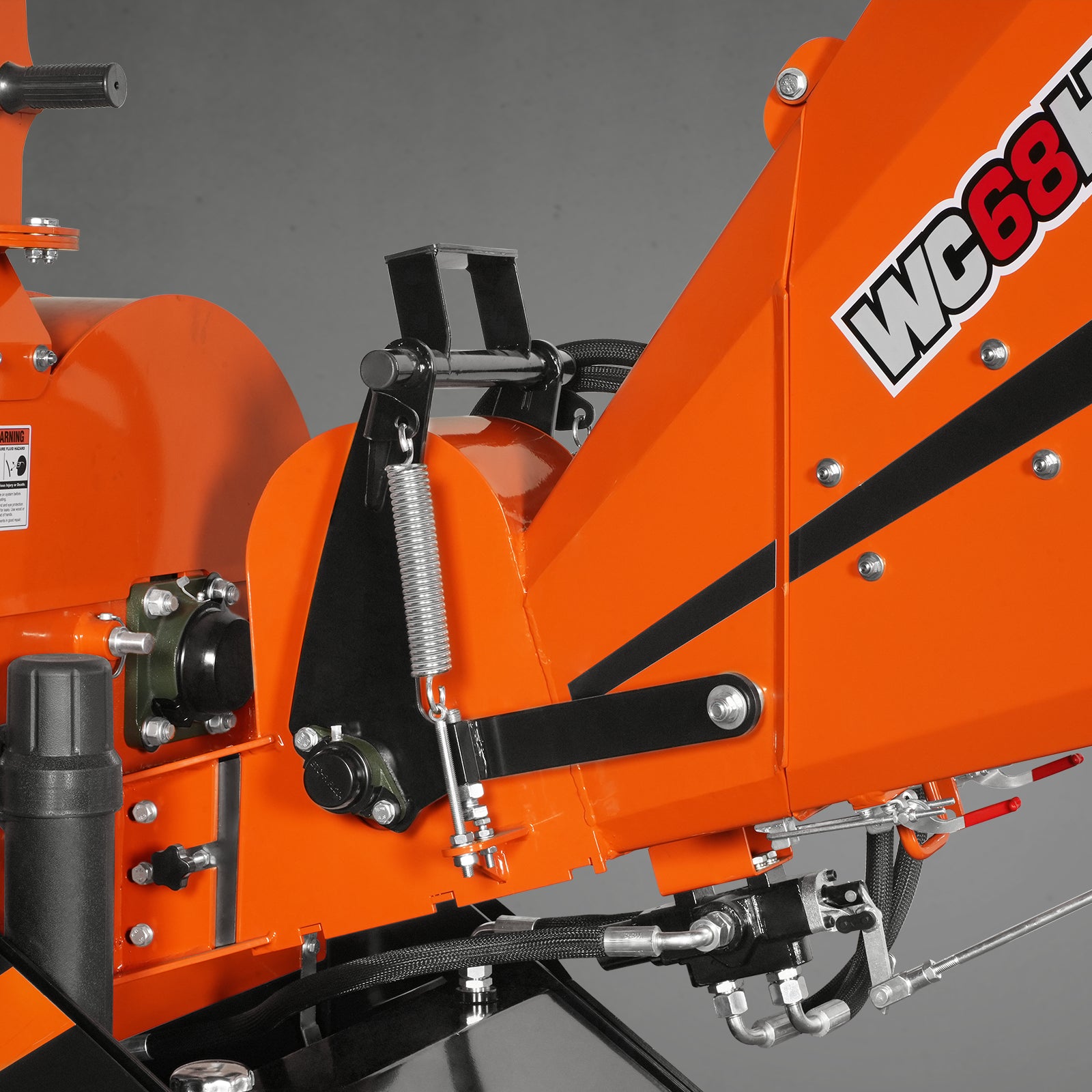 6in, 20-50 HP, 3 Point Hydraulic Wood Chipper For Tractors , WC68H