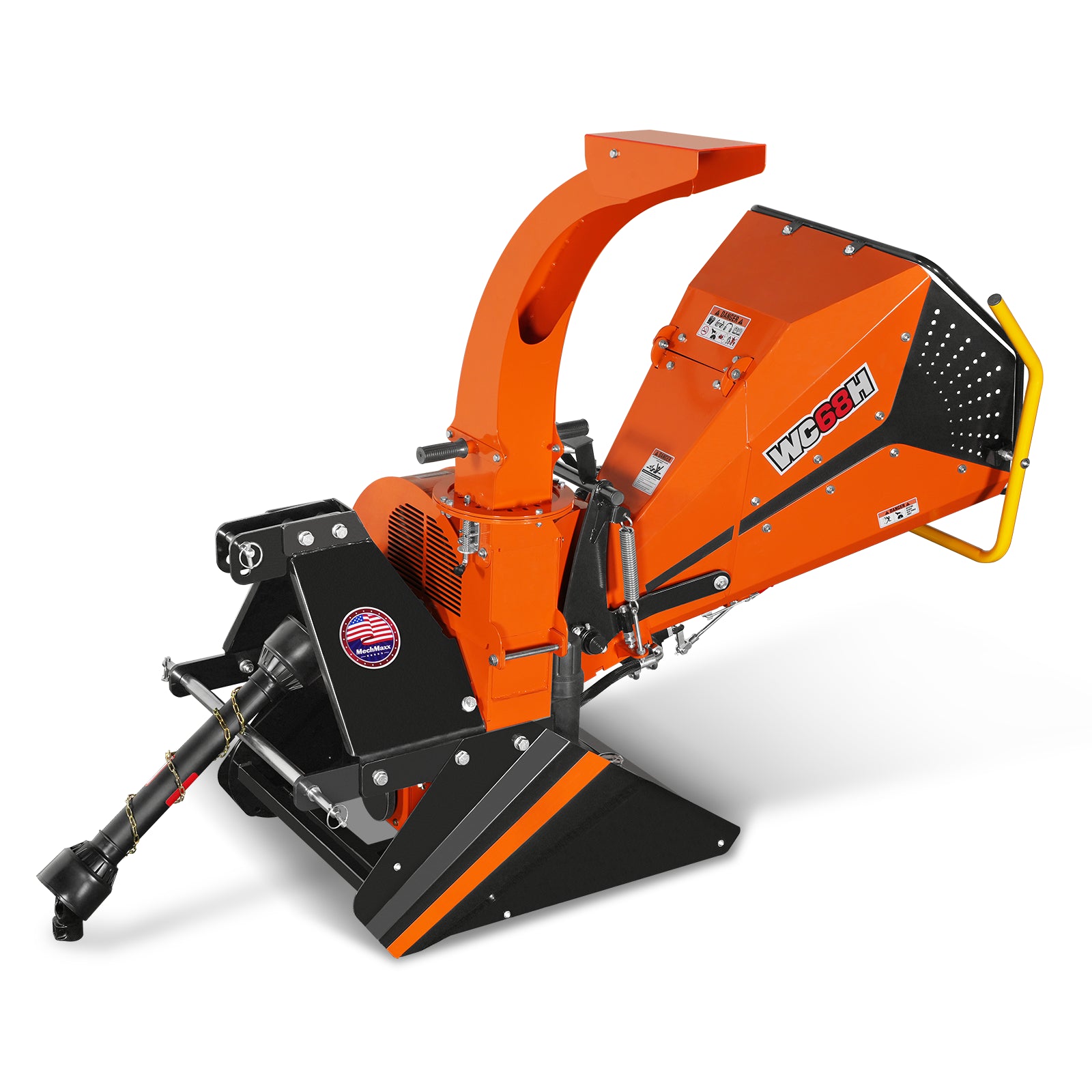 6in, 20-50 HP, 3 Point Hydraulic Wood Chipper For Tractors , WC68H