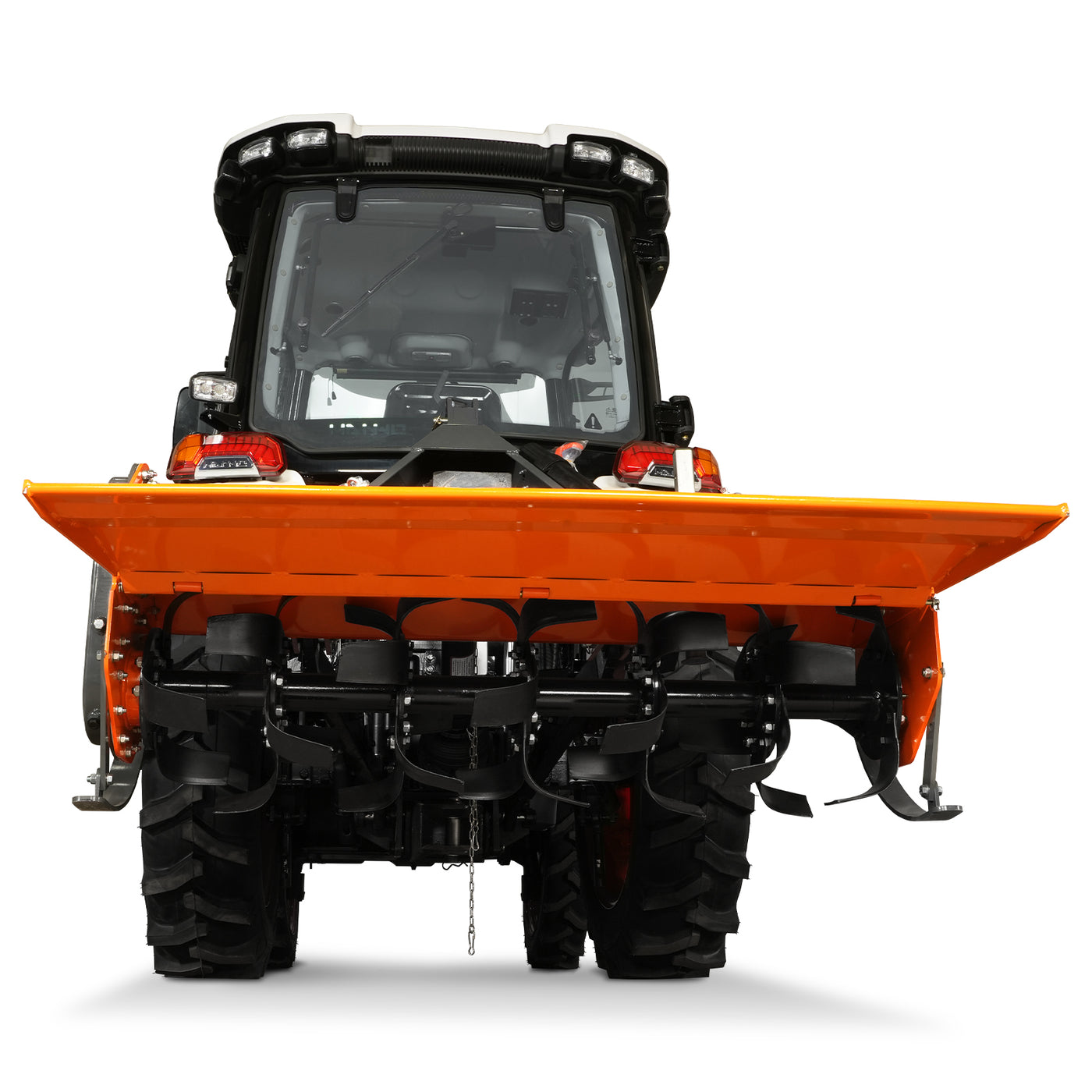 5FT 3-Point Gear Drive Rotary Tiller, 25-50HP Tractor, PTO Shaft Inclu